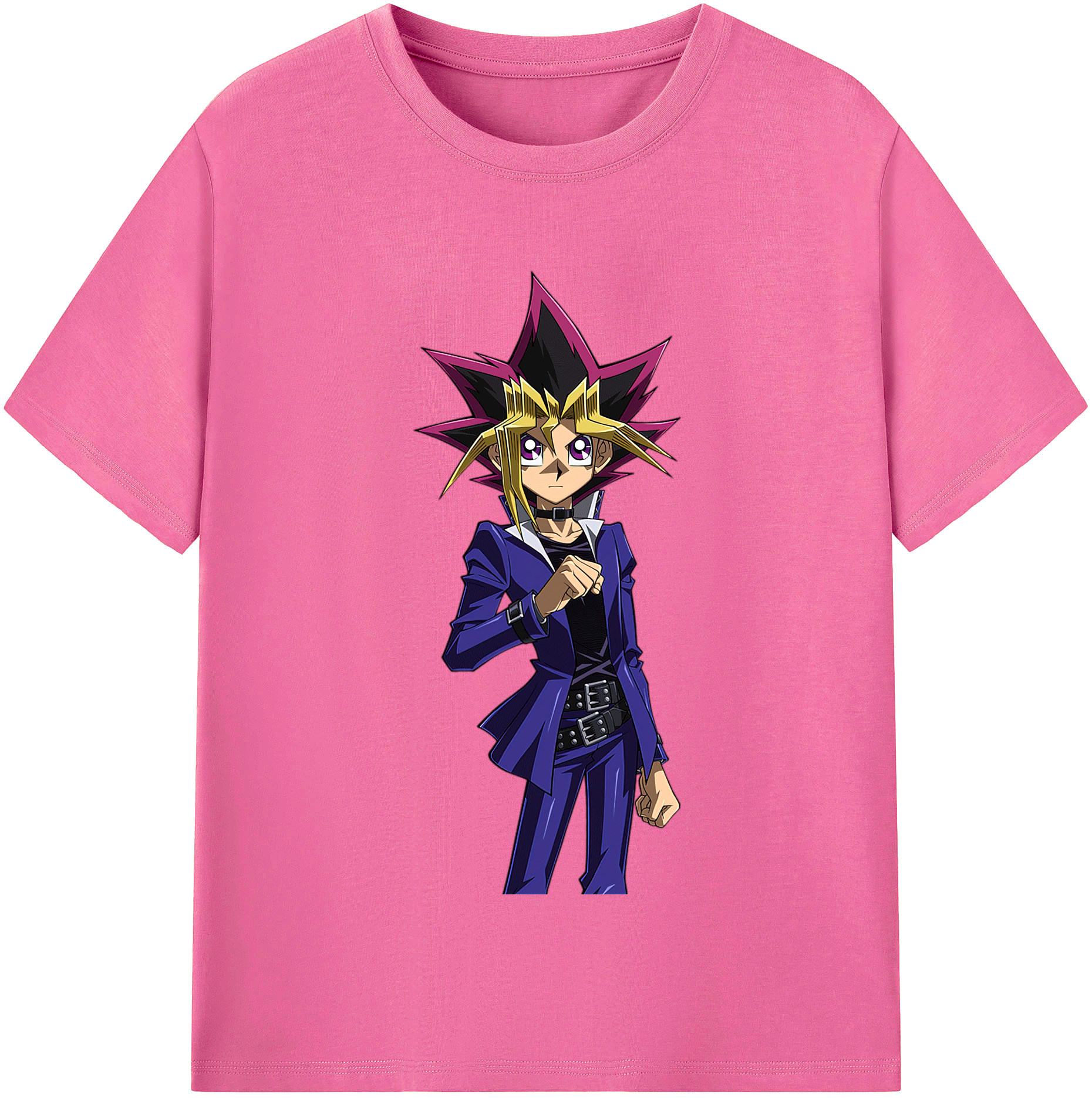 （画像用） 遊☆戯☆王 Yu-Gi-Oh! レディースカジュアルプリントTシャツ（綿100％）